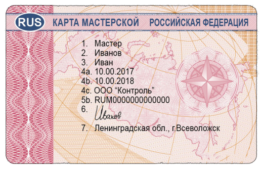 Карта мастерской СКЗИ